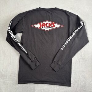Jacks Surfboards California Grey Long Sleeve‎ Graphic Shirt Men's Small